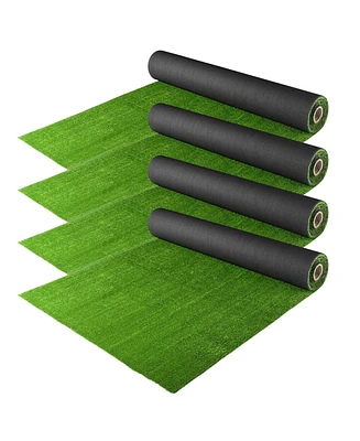 Yescom 4pcs 65x5 Ft Artificial Turf Grass Rug Gym Turf Indoor Outdoor Event Balcony Deck Patio