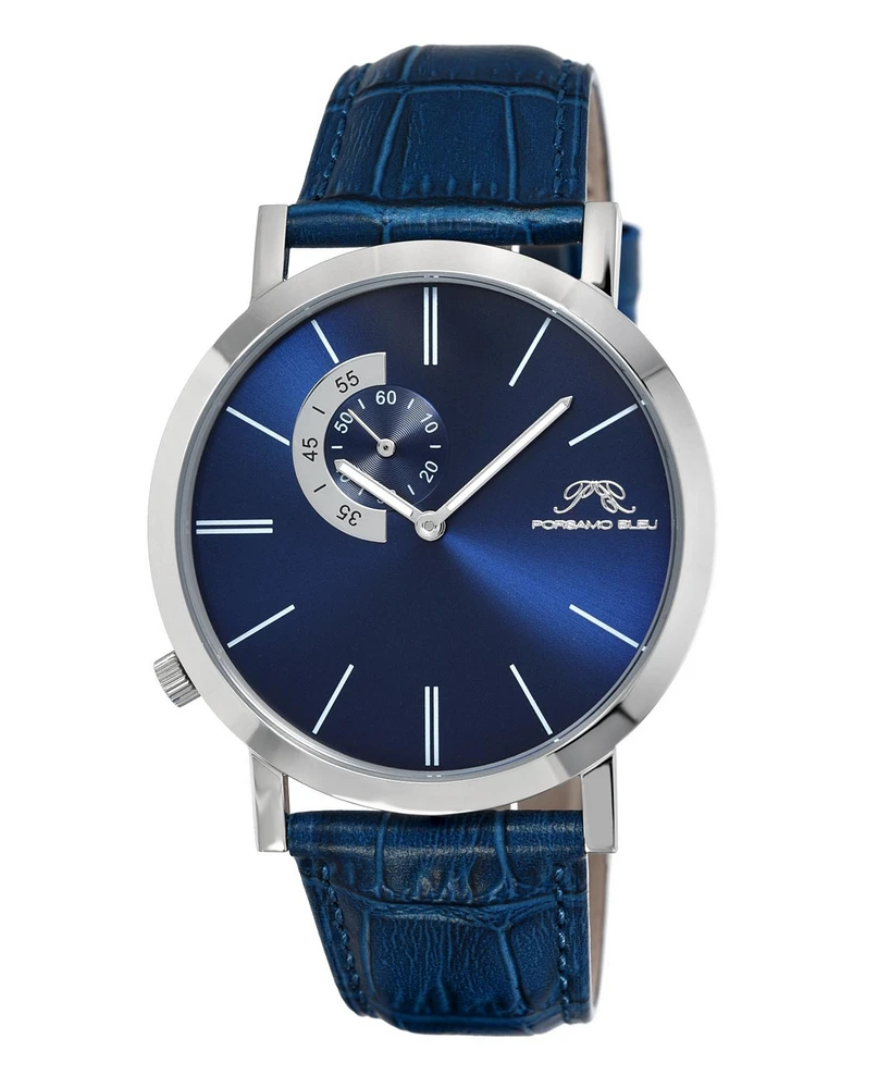 Porsamo Bleu Men's Parker Genuine Leather Watch 832BPAL
