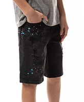 Ring of Fire Big Boys Revolve Stretch Denim Shorts