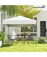 6.6 x 6.6 Feet Outdoor Pop-up Canopy Tent with Upf 50+ Sun Protection