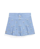 Polo Ralph Lauren Big Girls Tennis Print Stretch Mesh Skirt