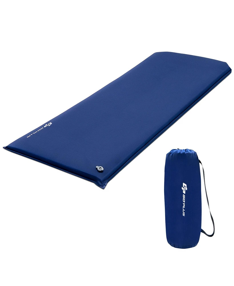 Self-inflating Lightweight Folding Foam Sleeping Cot with Storage bag