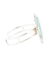 Barse Scenic Beach Blue Larimar and Sterling Silver Cuff Bracelet