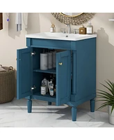 24'' Bathroom Vanity with Sink & Storage