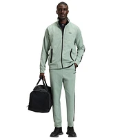 Boss by Hugo Men's Circle-Jacquard Zip-Up Sweatshirt