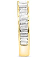 Forever Grown Diamonds Lab Diamond Baguette Band (1 ct. t.w.) Sterling Silver or 14k Gold-Plated