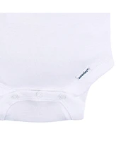 Gerber Baby Unisex White Sleeveless Onesies Bodysuits, 5-Pack