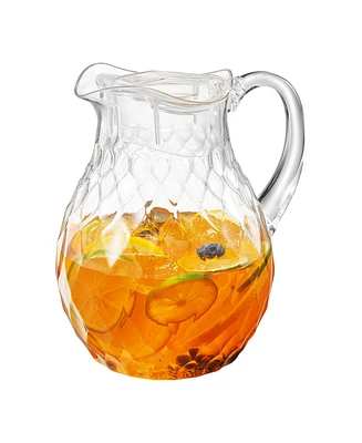 The Wine Savant Textured Vintage Quilted Pitcher