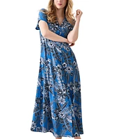 Jones New York Women's Printed Collared Button-Front Dress