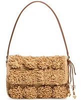 Sam Edelman Phoebe Small Raffia Shoulder Flap Bag