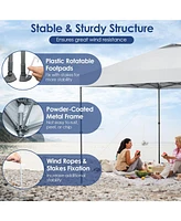 10 x 10 Feet Foldable Outdoor Instant Pop-up Canopy with Carry Bag