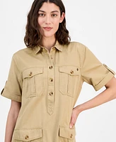 Tommy Hilfiger Women's Short-Sleeve Utility Dress