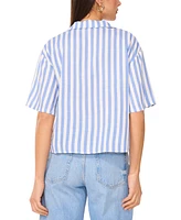 Vince Camuto Women's Cropped Button-Down Shirt
