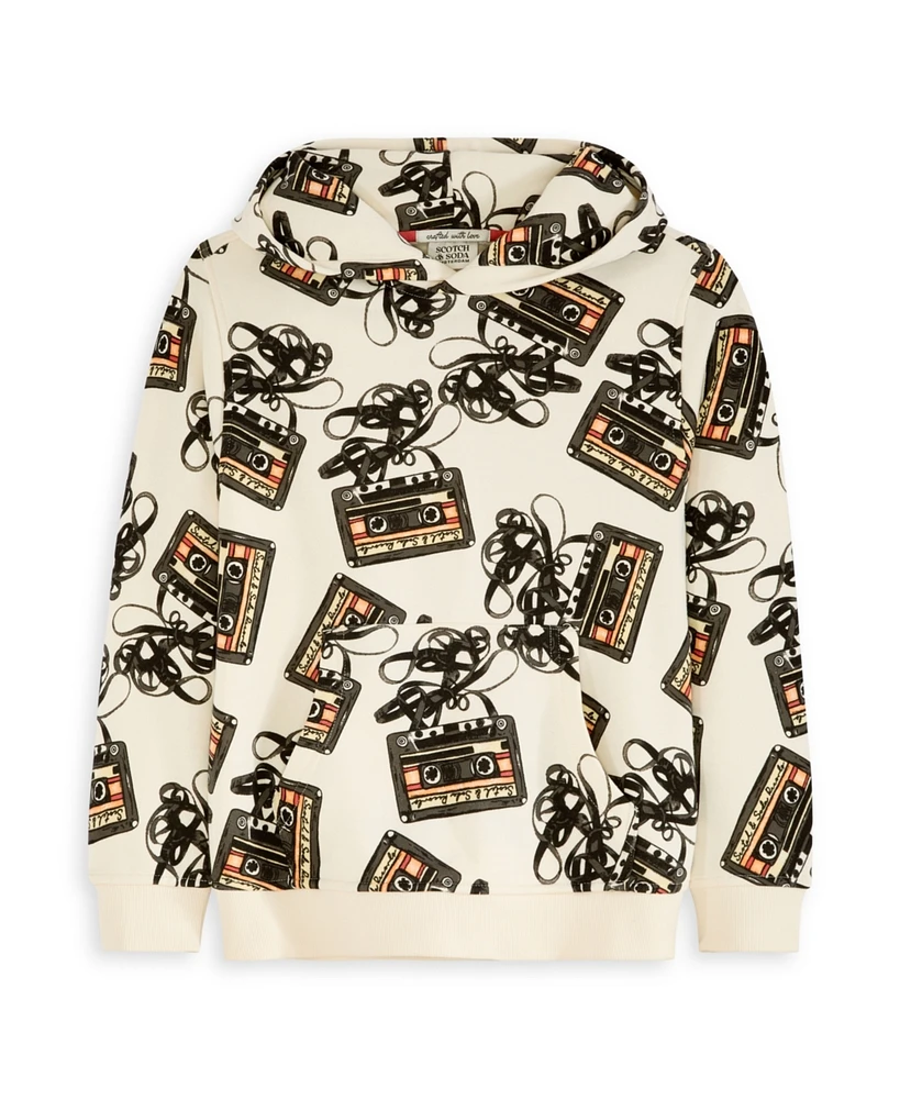 Scotch & Soda Big Boys Printed Fleece Sweatshirt