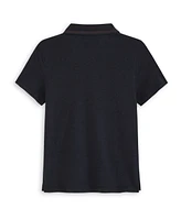 Scotch & Soda Big Boys Heather Pique Polo Shirt