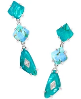 Kendra Scott Mixed Stone Linear Drop Earrings