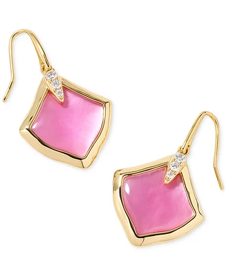 Kendra Scott Pave & Color Mother-of-Pearl Drop Earrings