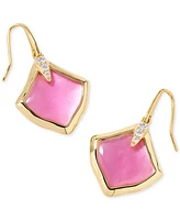 Kendra Scott Pave & Color Mother-of-Pearl Drop Earrings