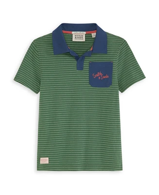 Scotch & Soda Big Boys Johnny Collar Polo Shirt