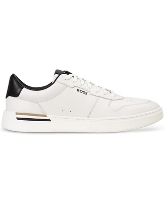 Boss by Hugo Men's Clint Leather Tennis-Style Sneakers