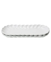 Bia Cordon Bleu Petal Oblong 2-Pc. Platters Set, Service for 2