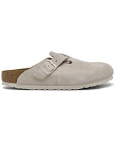 Birkenstock Women's Boston Soft Footbed Suede Leather Clogs from Finish Line