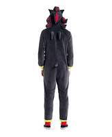 OppoSuits Men's Official Knuckles Union Suit - Sonic the Hedgehog Body for Adults Red