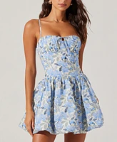 Astr the Label Women's Larissa Bubble-Hem Mini Dress