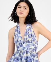 En Saison Women's Odessa Printed Tiered Maxi Dress