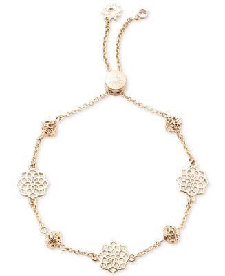 Marchesa Gold-Tone Filigree Slider Bracelet