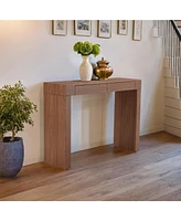 Dark Wood Bar Table with Drawers: Both Stylish and Functional