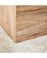 Modern Wood Texture Mdf Coffee Table, Simple, Durable Design (39.3"x23.6"x11.8")