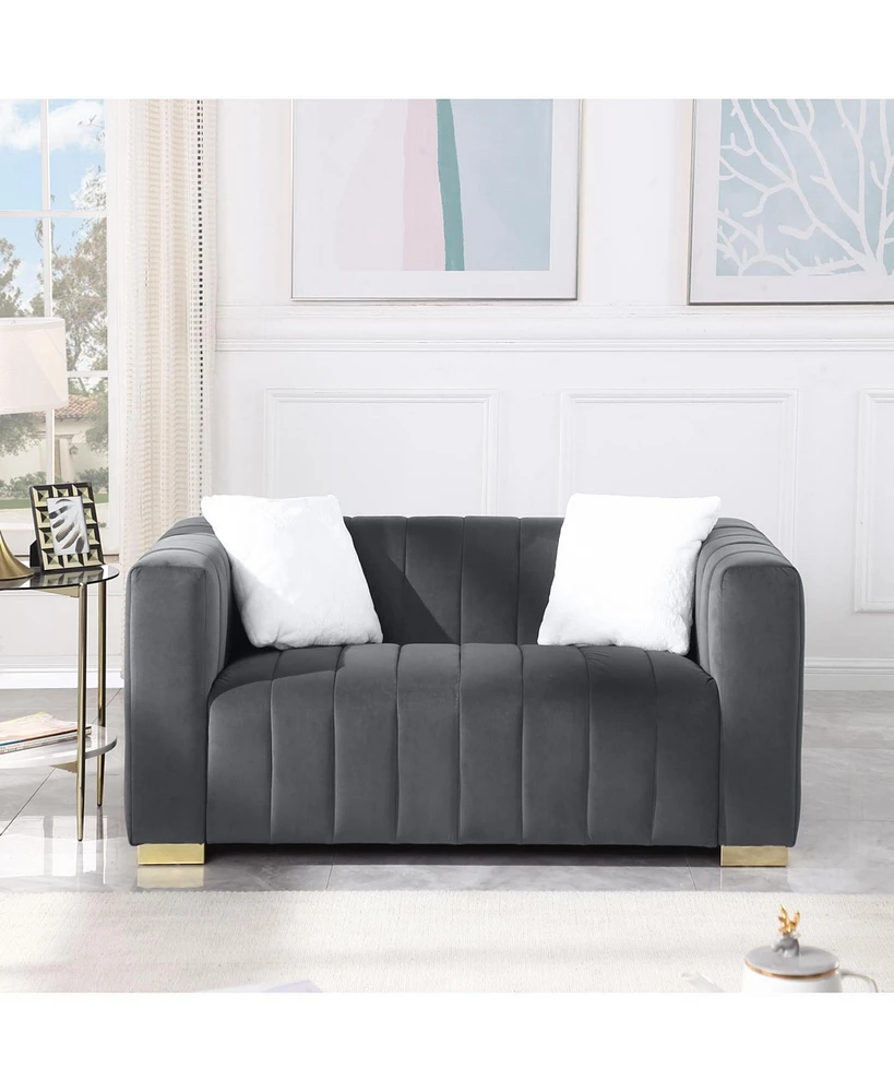 Gray Chesterfield Sofa