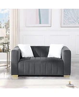 Gray Chesterfield Sofa