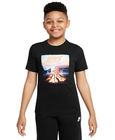 Nike Big Boys Sportswear Air Logo Graphic Cotton T-Shirt