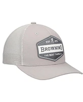 Browning Men's Gray Sideline Trucker Adjustable Hat