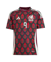 Adidas Big Boys and Girls Raul Jimenez Burgundy Mexico National Team 2024 Home Replica Player Jersey