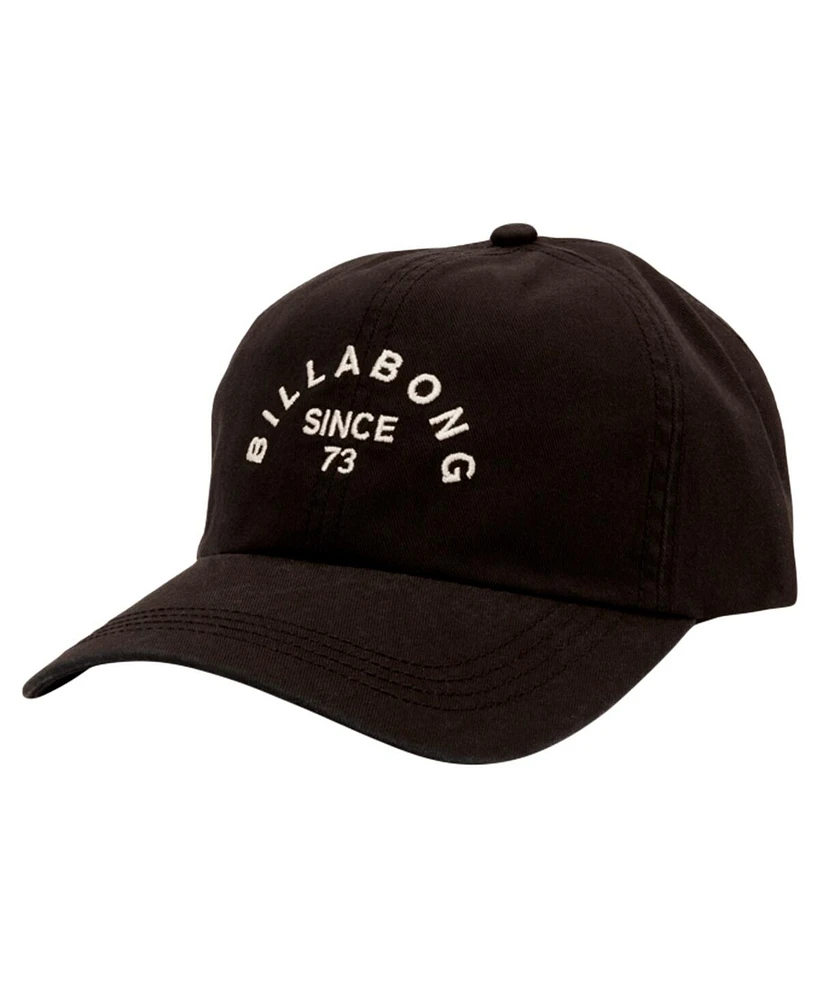 Billabong Women's Black Dad Cap Adjustable Hat