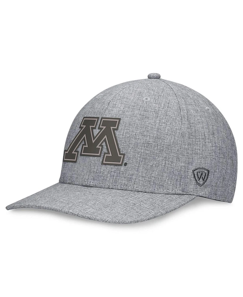 Top of the World Men's Gray Minnesota Golden Gophers Grit Flex Hat