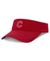 Nike Men's Red Chicago Cubs Primetime Bozz Ace Performance Adjustable Visor Hat