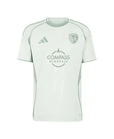 Adidas Men's Light Green Sporting Kansas City 2025 One Planet Pre-Match Jersey