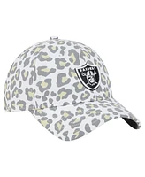 New Era Women's White Las Vegas Raiders Active Leopard 9TWENTY Adjustable Hat
