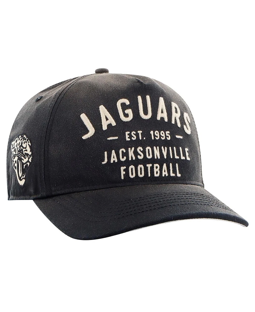 '47 Brand Men's Black Jacksonville Jaguars Dusted Laramie Unstructured Hitch Adjustable Hat