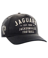 '47 Brand Men's Black Jacksonville Jaguars Dusted Laramie Unstructured Hitch Adjustable Hat