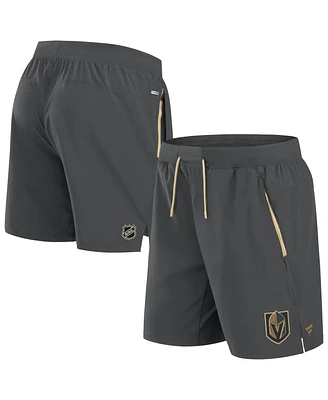 Fanatics Men's Gray Vegas Golden Knights Authentic Pro Rink Performance Shorts