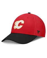 Fanatics Men's Red/Black Calgary Flames Authentic Pro Rink Flex Hat