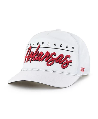 '47 Brand Men's White Arkansas Razorbacks Condor Hitch Brrr Adjustable Hat