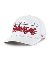 '47 Brand Men's White Arkansas Razorbacks Condor Hitch Brrr Adjustable Hat