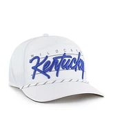 '47 Brand Men's White Kentucky Wildcats Condor Hitch Brrr Adjustable Hat