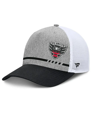 Fanatics Men's Heather Gray D.c. United Low Block Trucker Adjustable Hat